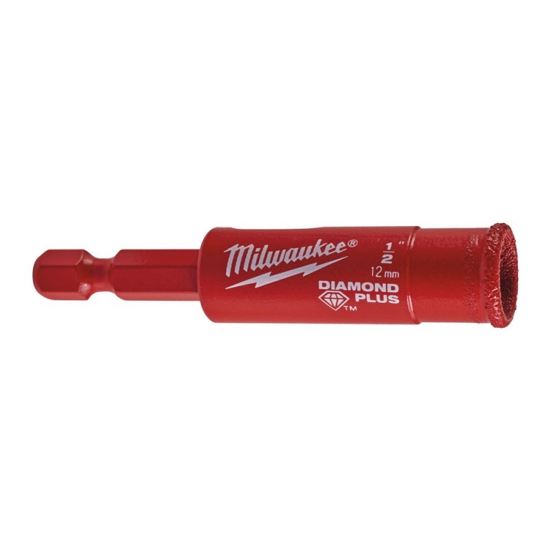 Dimanta urbšanas kronis MILWAUKEE Diamond Plus™ 12mm