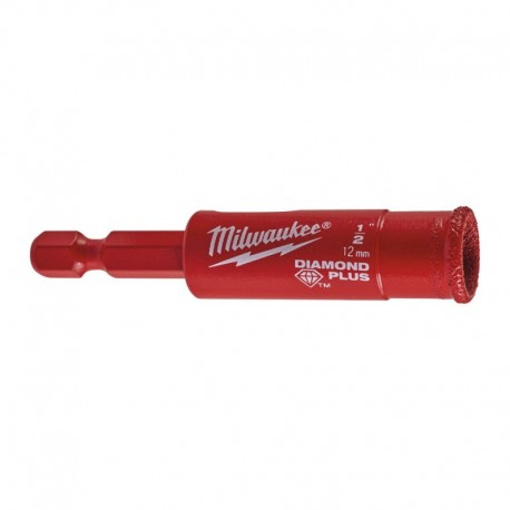 Dimanta urbšanas kronis MILWAUKEE Diamond Plus™ 12mm