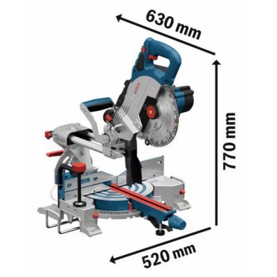 Skersinio pjovimo staklės BOSCH GCM 18V-216 Biturbo