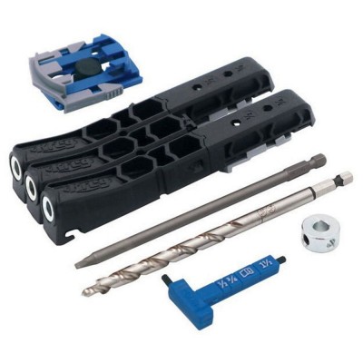 Paslėptų sujungimų gręžimo rinkinys KREG Micro Pocket-Hole Jig 230