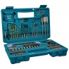 102 daļu skrūvēšanas uzgaļu komplekts MAKITA E-10730