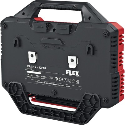 Dvigubas įkroviklis FLEX CA SP 2X12/18V 230V