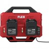 Dvigubas įkroviklis FLEX CA SP 2X12/18V 230V