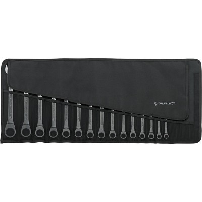Kombinēto sprūdrata uzgriežņu atslēgu komplekts STAHLWILLE 17F/15