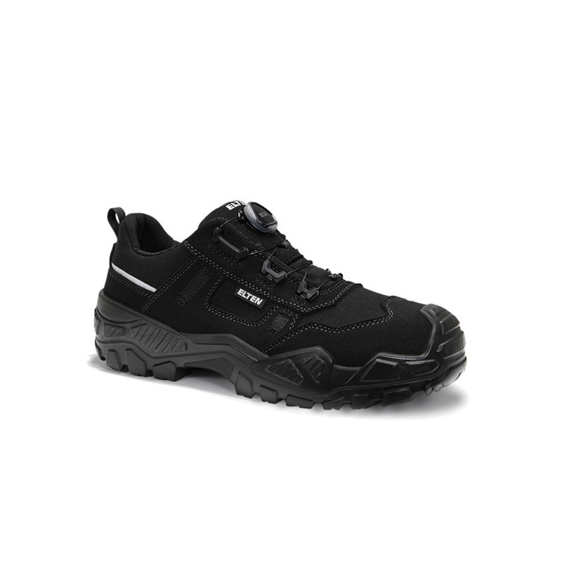 Kurpes ELTEN Mike Boa Black Low ESD S3S, melnas 43