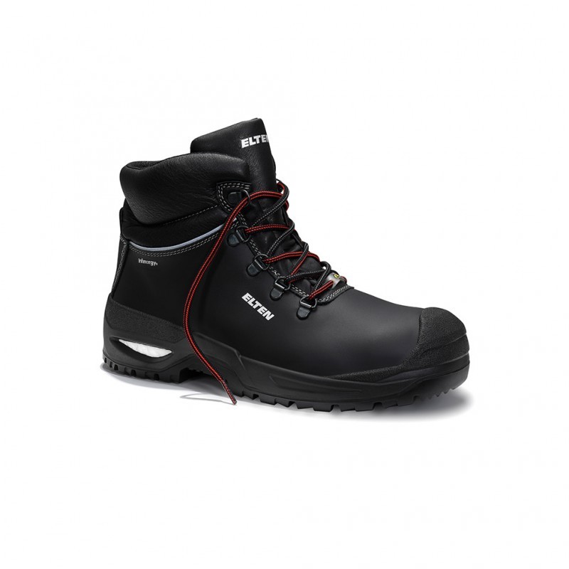 Puszābaki ELTEN Francesco XXSG Black Mid ESD S3, melni 41