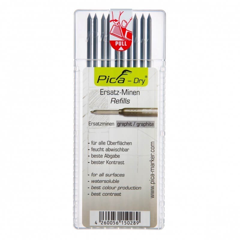 Grafīta serdītes PICA 2,8mm, 10gab.