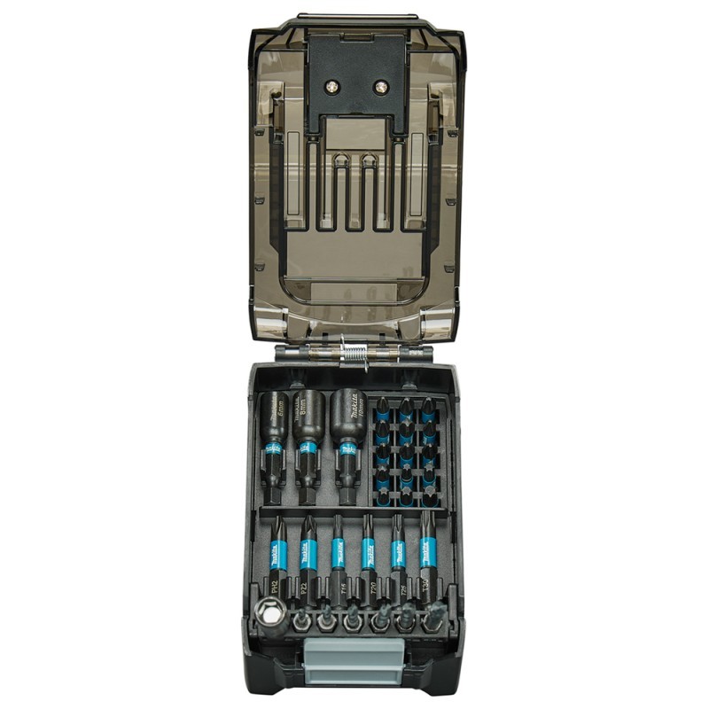 31 dalies sukimo antgalių ir grąžtų rinkinys MAKITA E-22850