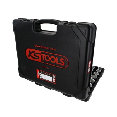 133 dalių dvylikakampių galvučių komplektas KS TOOLS 1/4" 3/8" 1/2"
