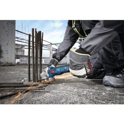 Akumuliatorinis kampinis šlifuoklis BOSCH GWS 18V-11 su priedais