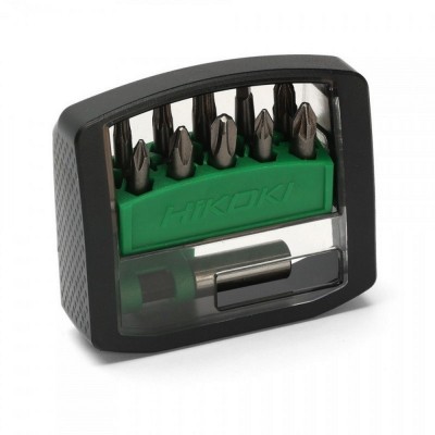 11 daļu skrūvgrieža uzgaļu komplekts HiKOKI