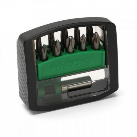 11 daļu skrūvgrieža uzgaļu komplekts HiKOKI