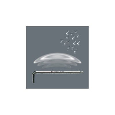 L-formos raktas WERA 950 PKL Hex-Plus, 5/64"