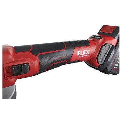 Akumulatora leņķa slīpmašīna FLEX LBE 125 18.0-EC/5.0 Set