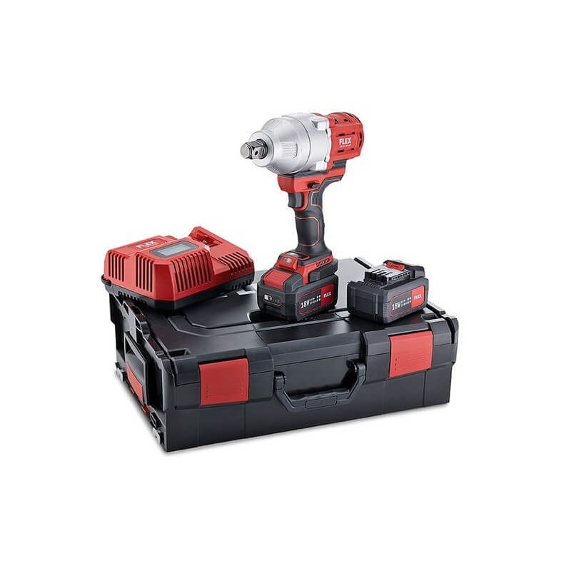 Akumulatora trieciena uzgriežņu atslēga FLEX IW 3/4" 18.0-EC/5.0 Set