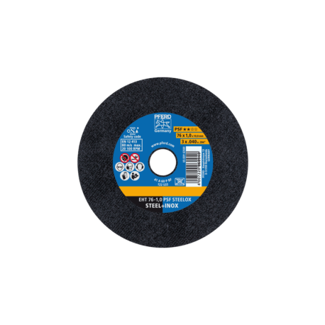 Griešanas disks PFERD EHT76-1,0 PSF Steelox/10