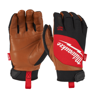 Hibrīda ādas cimdi MILWAUKEE M/8