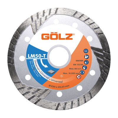 Dimanta disks asfaltam GOLZ LM50T 230x22.2mm