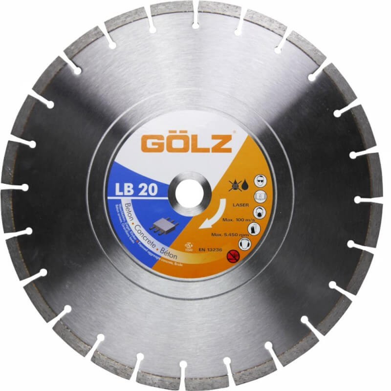 Universāls dimanta disks GOLZ LB20 350x25,4mm