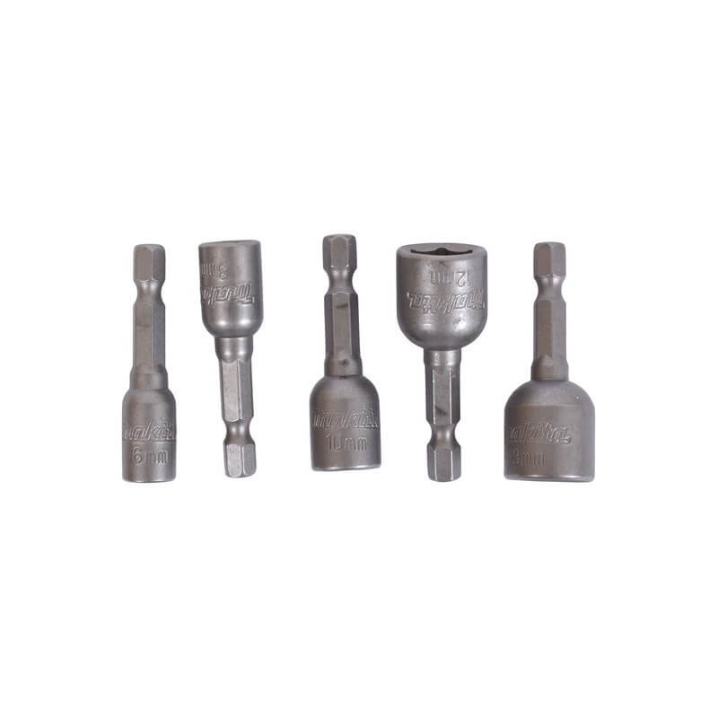 5 daļu magnētisko skrūvēšanas muciņu komplekts MAKITA B-39154