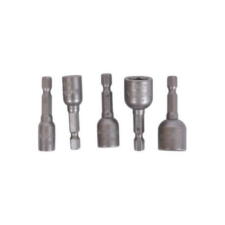 5 daļu magnētisko skrūvēšanas muciņu komplekts MAKITA B-39154