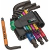 Seškantes atslēgu komplekts WERA 950/9 Hex-Plus Multicolor