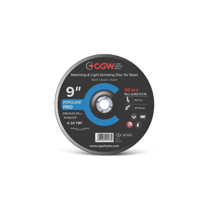 Griešanas disks CGW A 24 TBF 125x4,0x22,23mm