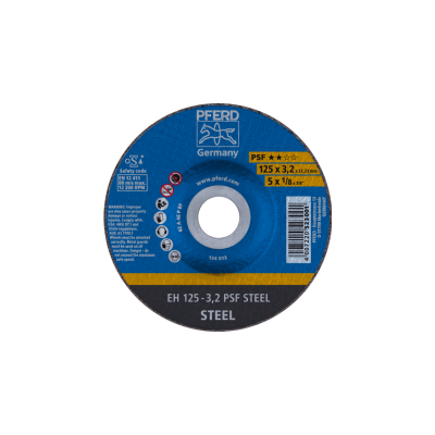 Metalo pjovimo diskas PFERD EH125-3,2mm PSF Steel