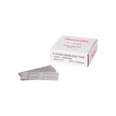Tapiņnaglas MAKITA 0,6x25mm, 10000 gab.