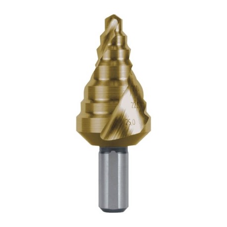 Pakāpjurbis RUKO HSS-TiN Ø6,0–25,0 mm