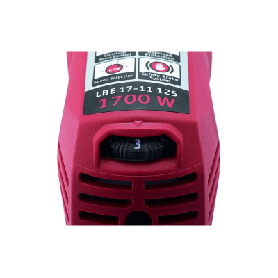 Leņķa slīpmašīna ar regulējamiem apgriezieniem FLEX LBE 17-11 125