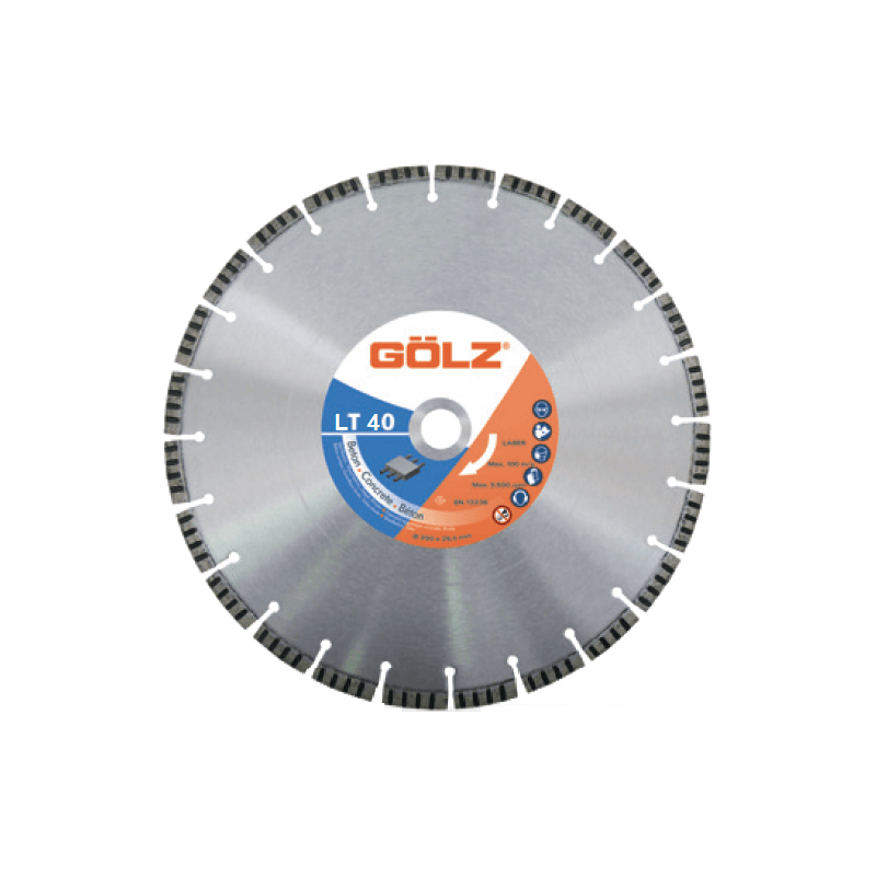 Dimanta disks betonam GOLZ LT40 350x25,4mm
