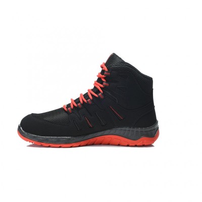 Apavi ELTEN Maddox Black Red Mid ESD S3 SRC, melni/sarkani 43