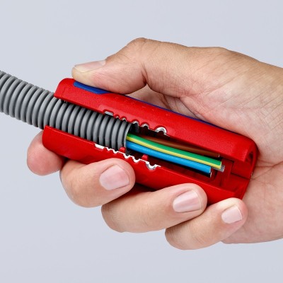Vadu griešanas un izolācijas noņemšanas instruments KNIPEX TwistCut