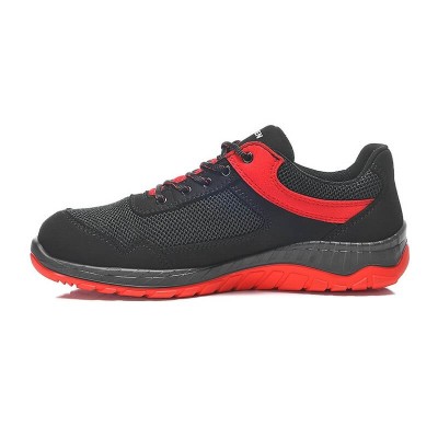 Kurpes ELTEN Lonny Red Low S1P SR, melnas/sarkanas 42