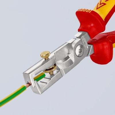 Elektriķu knaibles vadu noizolēšanai un griešanai KNIPEX StriX 180mm