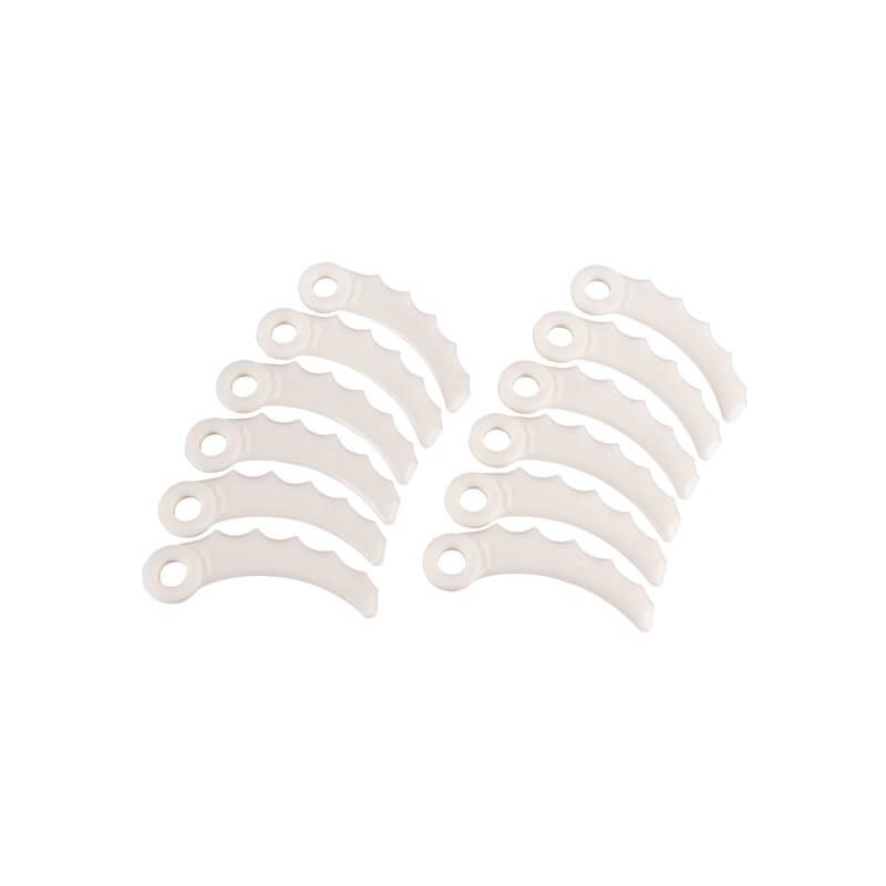 Plastmasas asmeņi trimmera spolei MAKITA, 12 gab.