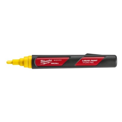 Šķidrās krāsas marķieris MILWAUKEE Inkzall, dzeltens
