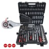 Atslēgu, tirkšķatslēgu un muciņu komplekts KS TOOLS 1/4" 3/8" 1/2", 216 daļu