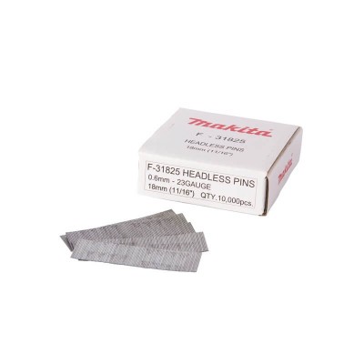 Tērauda tapiņnaglas MAKITA 0,6x18mm, 10000 gab.