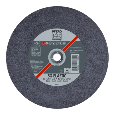 Griešanas disks PFERD 80 T350-2,8 A36 K SG-CHOP/32,0