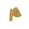 Skrūvēšanas uzgaļu komplekts 12 daļu WERA Diamond 1