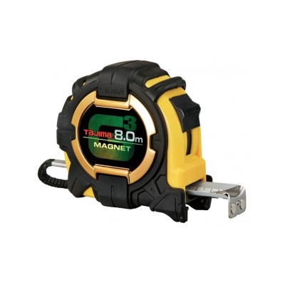 Mērlente ar magnētu 8 m TAJIMA G3Lock 27