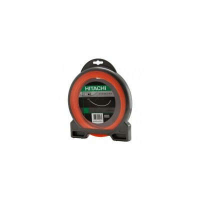 Zāles pļāvēja aukla, apaļā 2,4 mm HITACHI 781004 44m