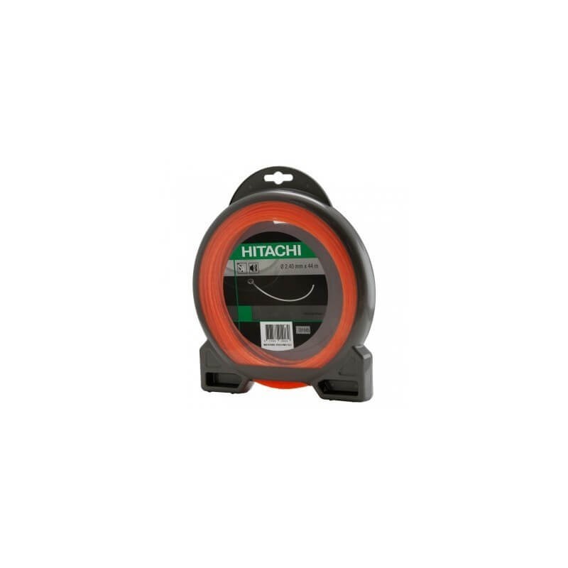 Zāles pļāvēja aukla, apaļā 2,4 mm HITACHI 781004 44m