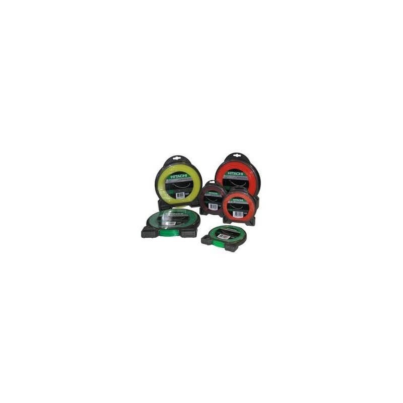 Zāles pļāvēja aukla, klusa, puķītes formas 15 m HITACHI 781041 2,4mm