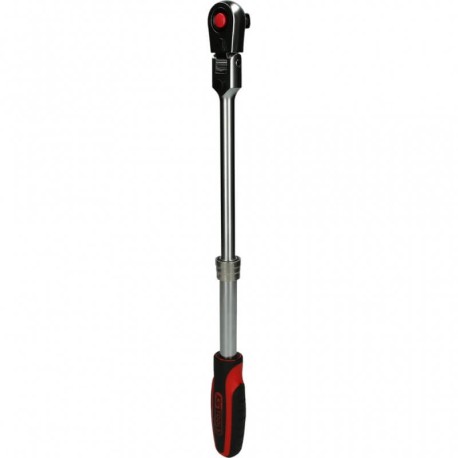 1/2" teleskopiska tirkšķatslēga KS-TOOLS SlimPOWER