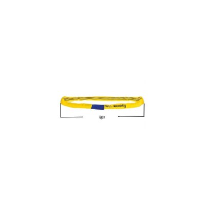 Sintētiska gredzenveida štrope YALE RSD-03000, 3000 kg 3 m