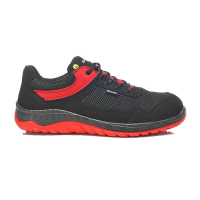 Kurpes ELTEN Lonny Red Low S1P SR, melnas/sarkanas 47