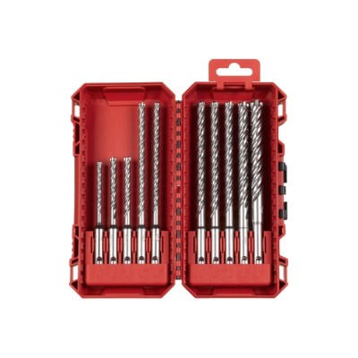 10 daļu urbju komplekts MILWAUKEE SDS  MX4